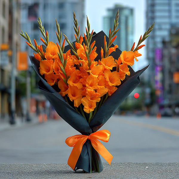 Summer Verse — Gladiolus in Orange